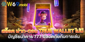 สล็อต ฝาก-ถอน true wallet ไม่มี บัญชีธนาคาร ปลอดภัยกับทุกการเล่น